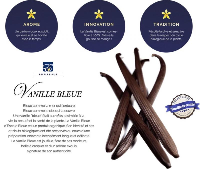 Pâte de vanille bleue – Escale Bleue - Atelier Vanille