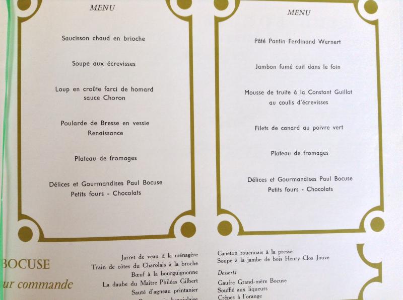 Carte Restaurant L Est Bocuse Carte Restaurant L Est Bocuse