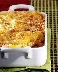 Gratin de Macaronis  l\'Emmental et au Canard Confit