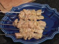 Brochettes de poulet  l\'orientale