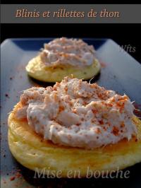 Blinis Moelleux au Yaourt et Mousse de Thon