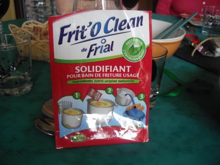 Frit'o clean solidifiant bain d'huile 