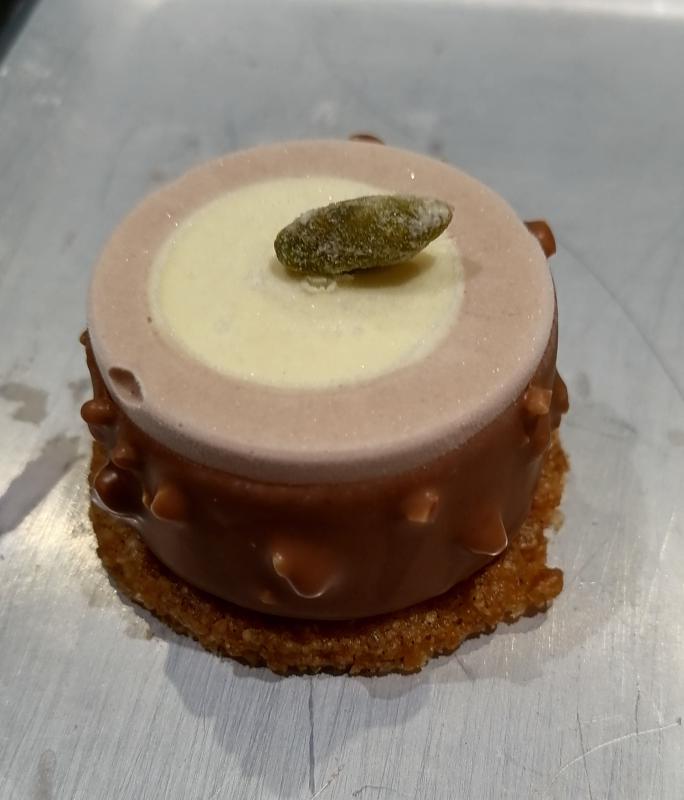 Financiers au chocolat blanc Valrhona opalys et Vanille - Recette par Oh la  gourmande