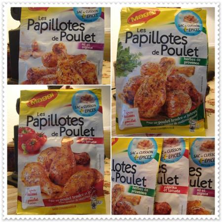 Cuisses de poulet en papillotes Maggi - LA GUILLAUMETTE