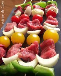 Brochettes Buf et Tomates Cerises