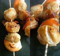 Brochettes de Saint-Jacques aux 3 Saveurs