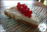 Cheesecake aux Pches et Chocolat Blanc 