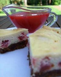 Cheesecake Fraises Sches et Coulis de Fraises 