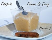 Compote Pomme/Coing Epice