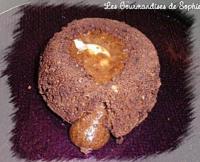Coulant au Chocolat, Coeur de Vanille (sans beurre ni crme) 