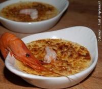 Crme Brle aux Crevettes 