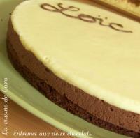 Entremets aux Deux Chocolats