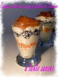 Espuma Vodka aux Oeufs et Ptales de Saumon 