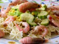 Farfalles et Crevettes en Salade