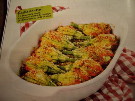 Fleurs de Courgettes Farcies