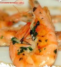 Gambas Flambes au Whisky