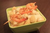 Gnocchi aux Crevettes et Gorgonzola