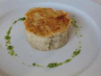 Gratin de Chouchoux et son Pesto de Coriandre