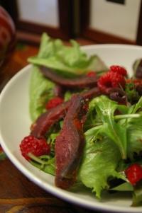 Magret Sch Maison et Salade aux Framboises