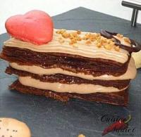 Millefeuille Chocolat et Pralin