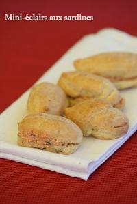 Mini-Eclairs aux Sardines