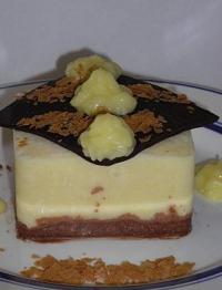 Mousse  l\'Ananas sur Pralin Feuillet 