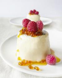 Panna Cotta et Perles de Caramel