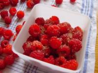 Prparation des Framboises avant Conglation