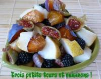 Salade de Fruits d\'Automne au Sirop de Sureau