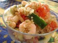 Salade de Quinoa aux Crevettes