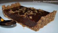 Tarte Chocolat - Marron sans cuisson 