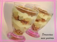 Tiramisu aux poires