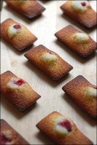 Financiers  la framboise