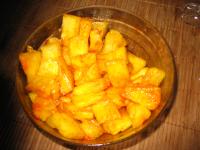 Ananas  la cannelle et au safran