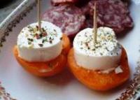 Abricots au Fromage de Chvre