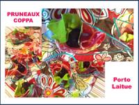Amuse-Bouches de Pruneaux au Porto avec sa Petite Salade Enroulé de Coppa