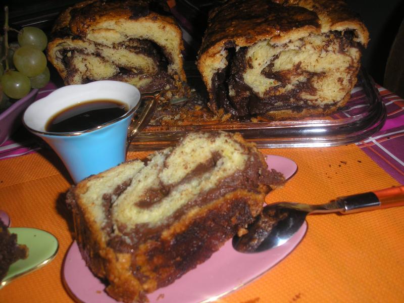 Babka au Chocolat (Brioche Polonaise)