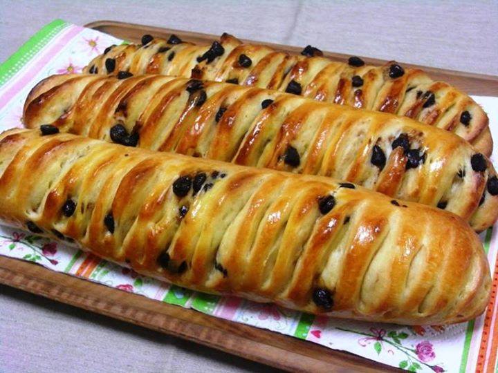 Baguettes viennoises aux ppites de chocolat