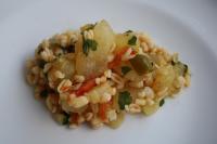 Bl cuisin avec des Concombres et Tomates