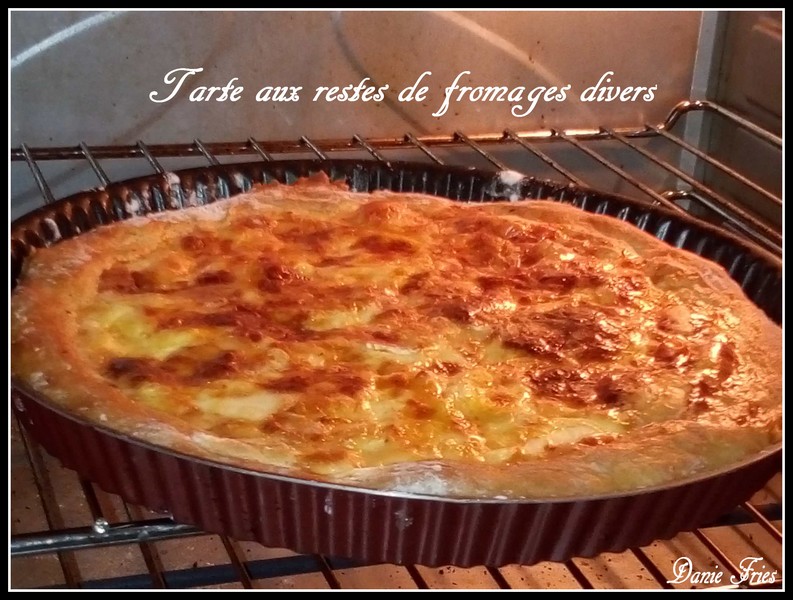 TARTE AUX RESTES DE FROMAGES DIVERS