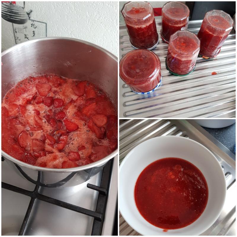 Confiture de fraises 