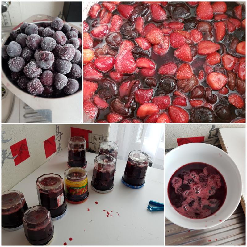 Confiture des fruits rouges 