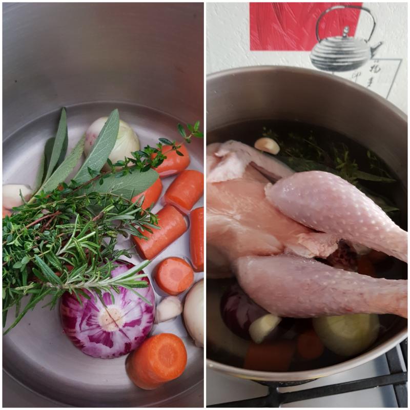 Cuisson de poulet 