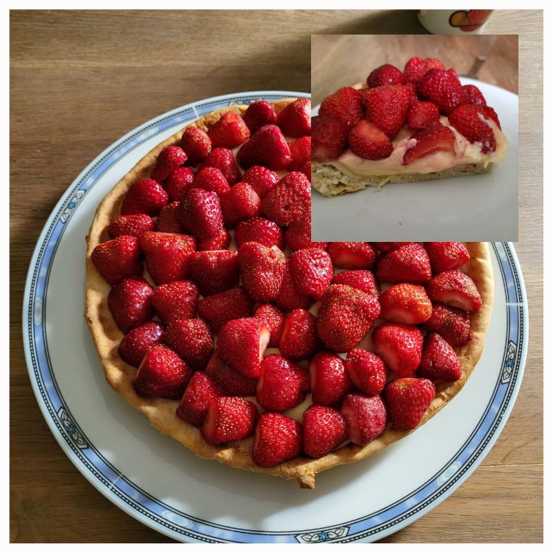 Tarte aux fraises 