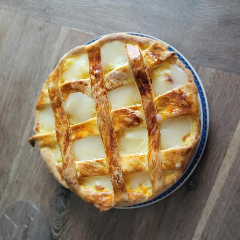 Tarte crme ptissire ananas 