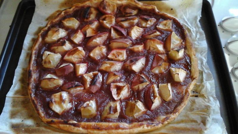 1re tarte aux pommes du jardin