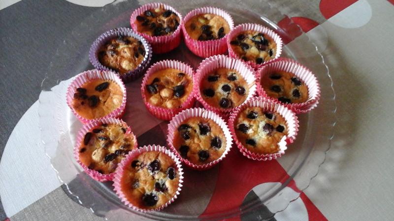 Essai muffins raisins