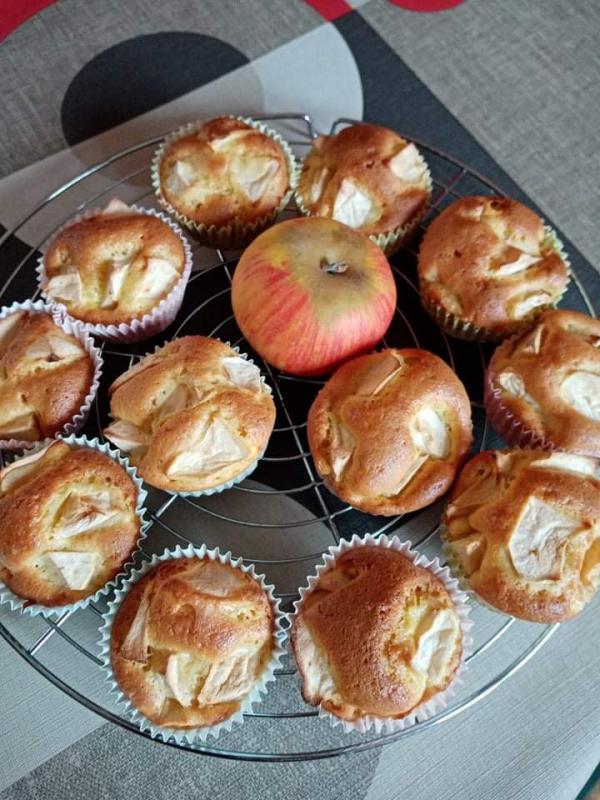 Muffins pommes 