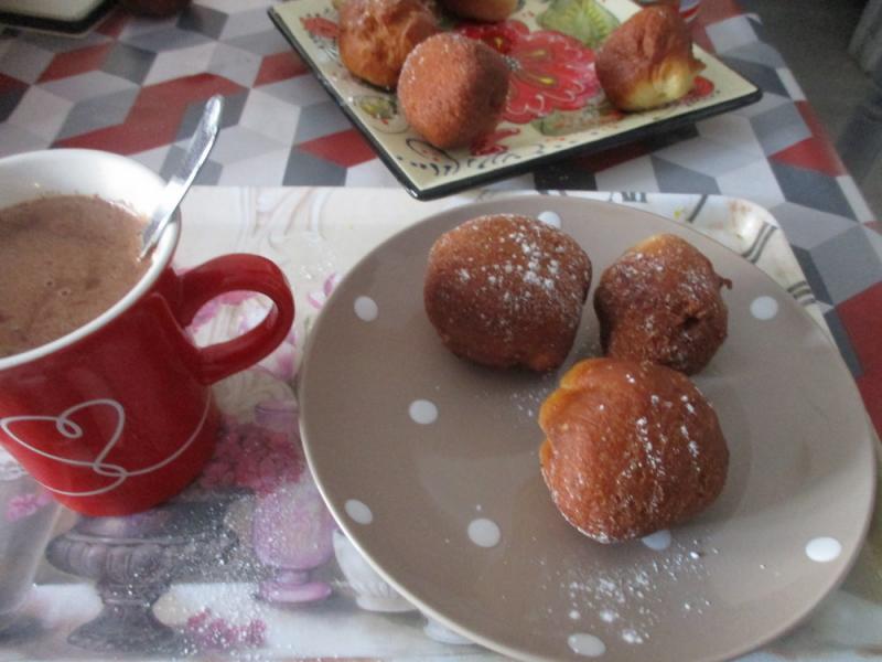 Beignets au chocolat