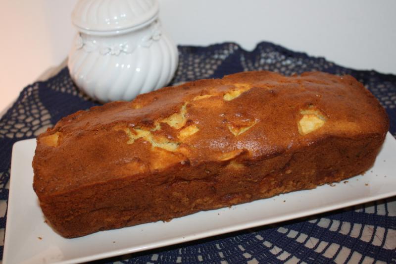 Cake aux pommes et citron.